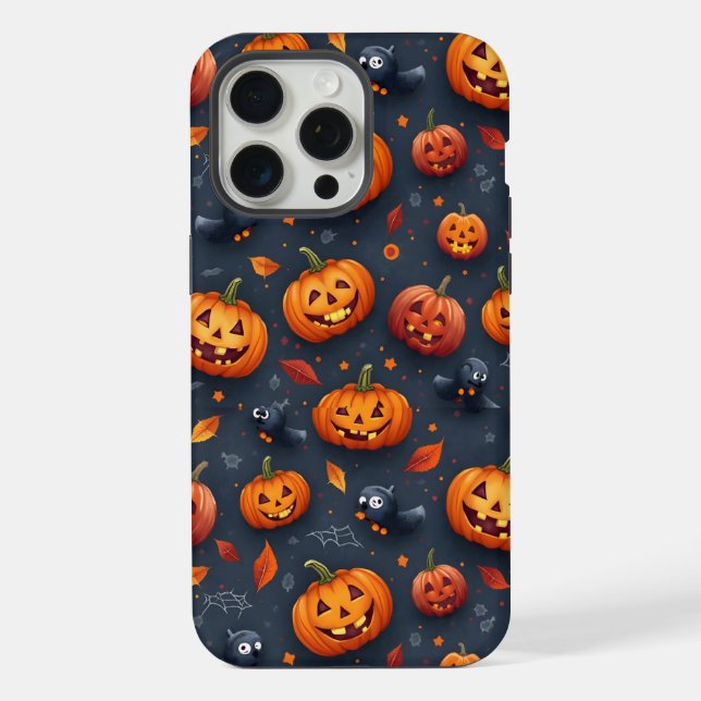 Capa de iPhone15 Pro Max com tema de Halloween (Verso)