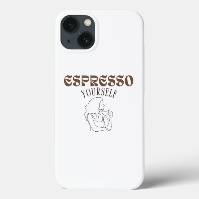 Capa de iPhone 13 Branca Básica (Verso)