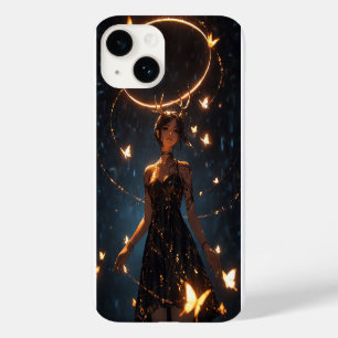 Capa de iPhone 14 da Garota Veado Mística - Fantas