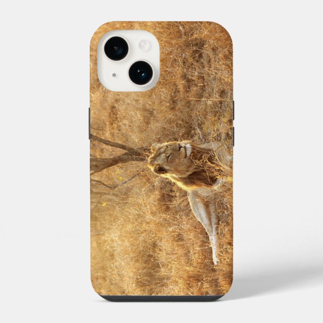 Capa de iPhone 14 Lion (Verso)