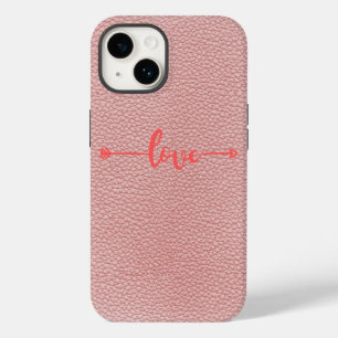 capa de iphone 14 rosa estética de amor.