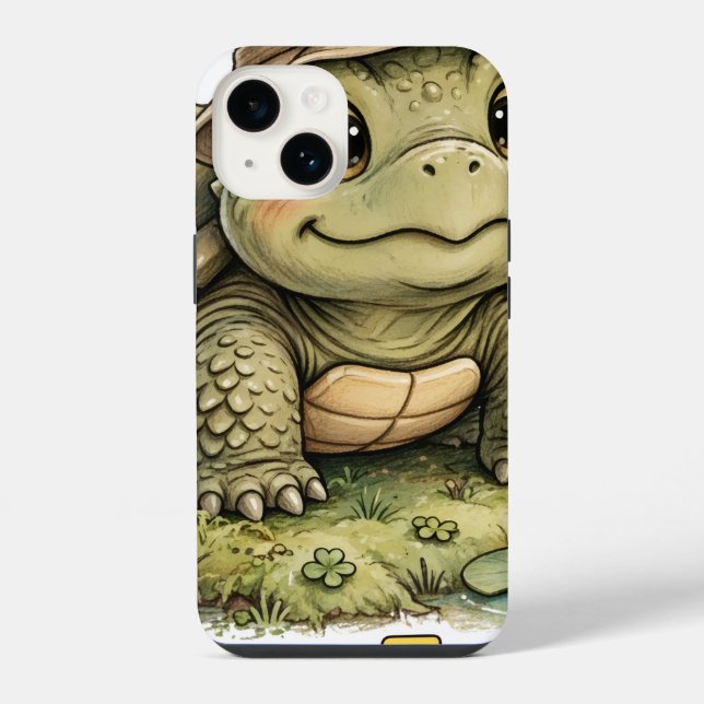 Capa de iPhone 14 Tartaruga Lil' Bayou Explorers (Verso)