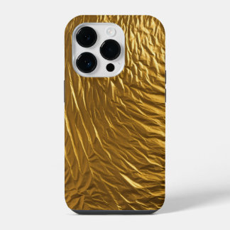 Capa de iphone 14pro tons dourados