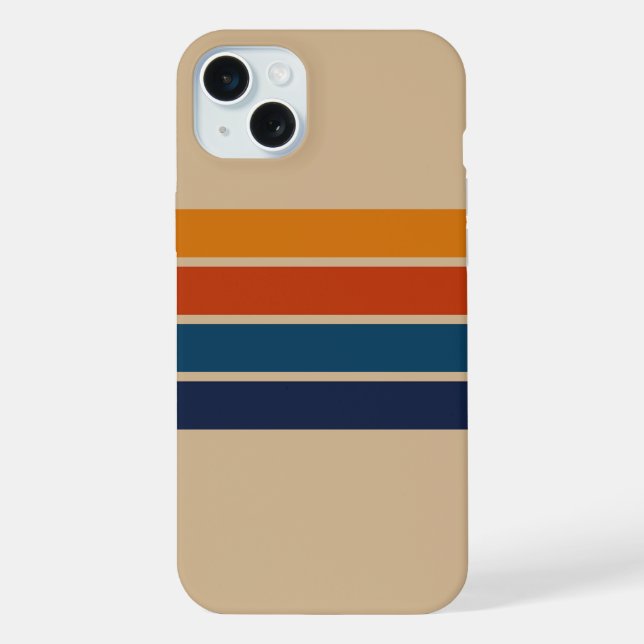 Capa de iPhone 15 Plus Retro 70s (Verso)
