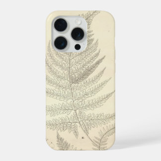 Capa de iPhone 15 Pro com tema de samambaia