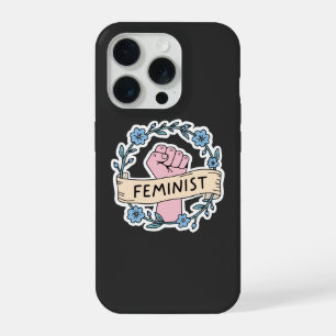 Capa de iPhone 15 Pro Floral Feminista