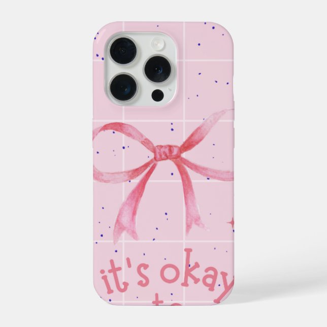Capa de Iphone 15 Pro Iphone Com um Design de Fita (Verso)