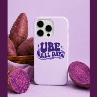 Capa de iPhone 15 Ube o Dia Todo