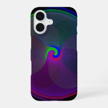Capa de iPhone 16 Geométrica com Centro Fusionado 