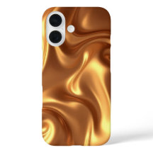 Capa de iPhone 16 líquido dourado