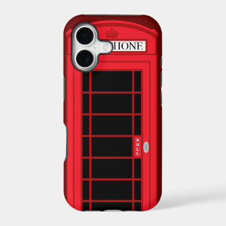Capa de iPhone 5 Caixa Telefônica Vermelha Clássic