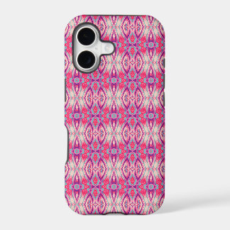 Capa de iPhone 5 com padrão tribal rosa roxo