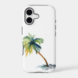 Capa de iPhone 5 com pintura de palmeira em aquare