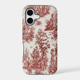 Capa de iPhone 5 Toile Vermelha Vintage País Franc