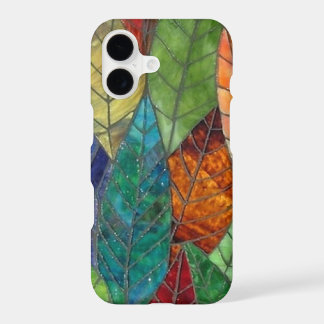 Capa de iPhone 7 com Folhas de Vidro Pintado