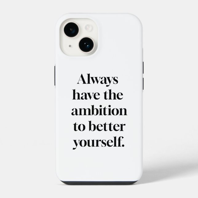 Capa de iPhone Ambição (Verso)