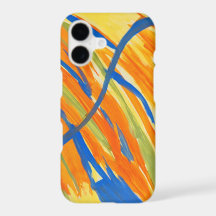 Capa de Iphone - Arte abstrata colorida e ousada e