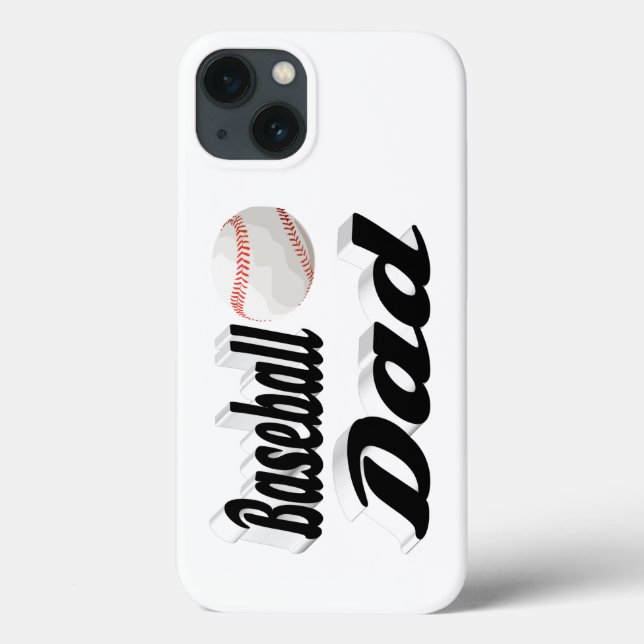 Capa de iPhone Baseball Dad (Verso)