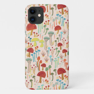 Capa de iPhone bege Fungi Forest