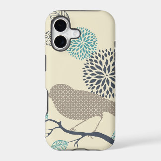 Capa de iPhone Bird & Flower