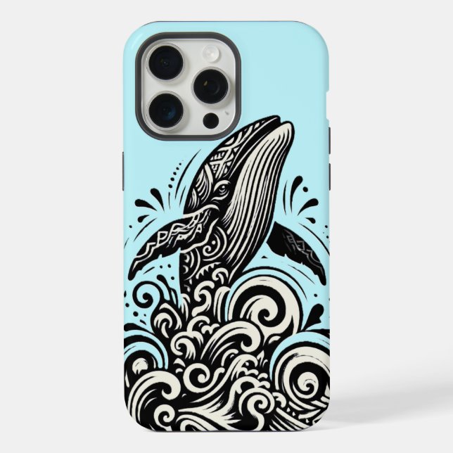 Capa de iPhone Breach Whale (Verso)