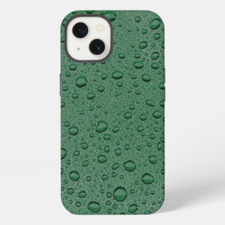 Capa de iPhone Case-Mate com gotas de água verdes