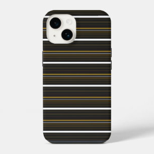 Capa de iPhone Case-Mate com listras pretas e amar