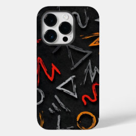 Capa de iPhone Case-Mate com monograma de grafite