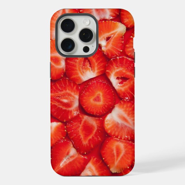 Capa de iPhone Case-Mate Morangos (Verso)