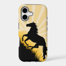 Capa de iPhone Cavalo Pôr do Sol