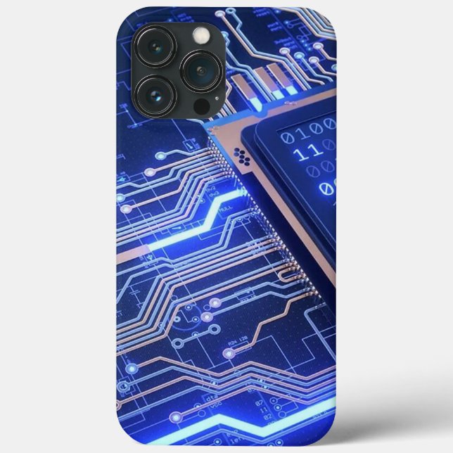 Capa de iPhone - Chip de Silício (Verso)