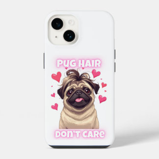Capa de iPhone – Citação Divertida de Pug: Pelo de