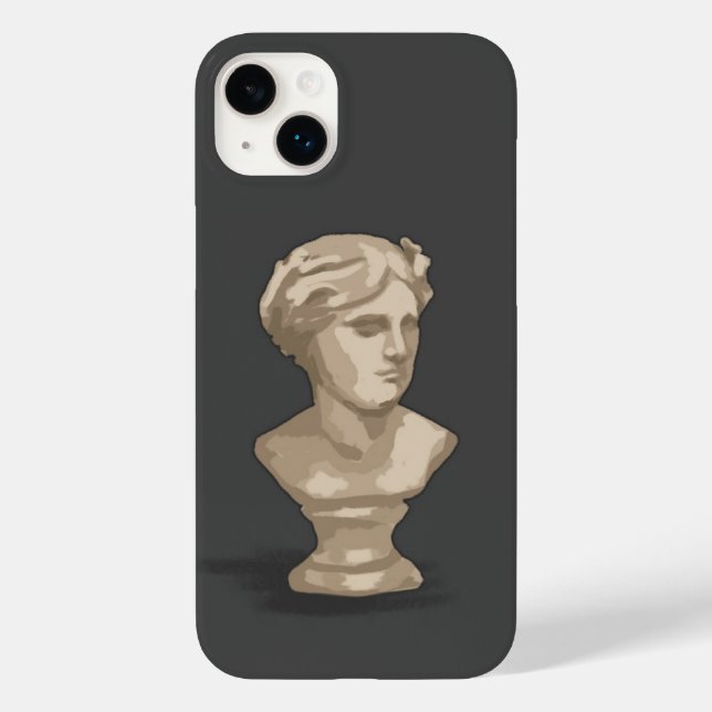 Capa de iPhone com arte de busto (Verso)