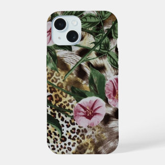 Capa de iPhone com Estampa de Leopardo Chique