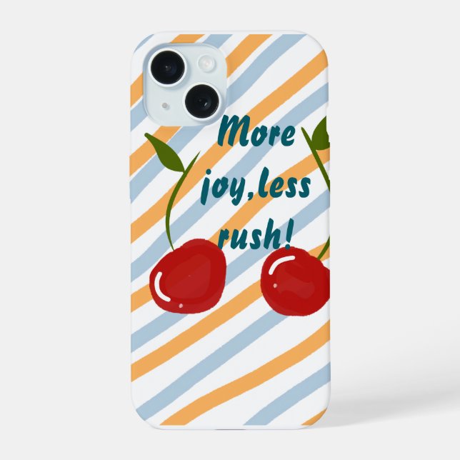 Capa de iPhone com estampa de verão  (Verso)
