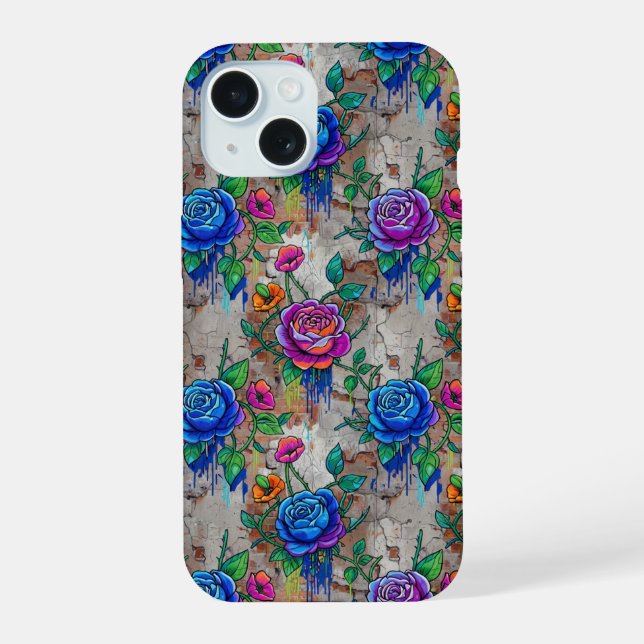 Capa de iPhone com flores (Verso)