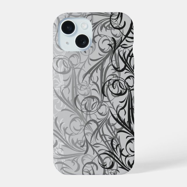 Capa de iPhone com flores Chicano (Verso)