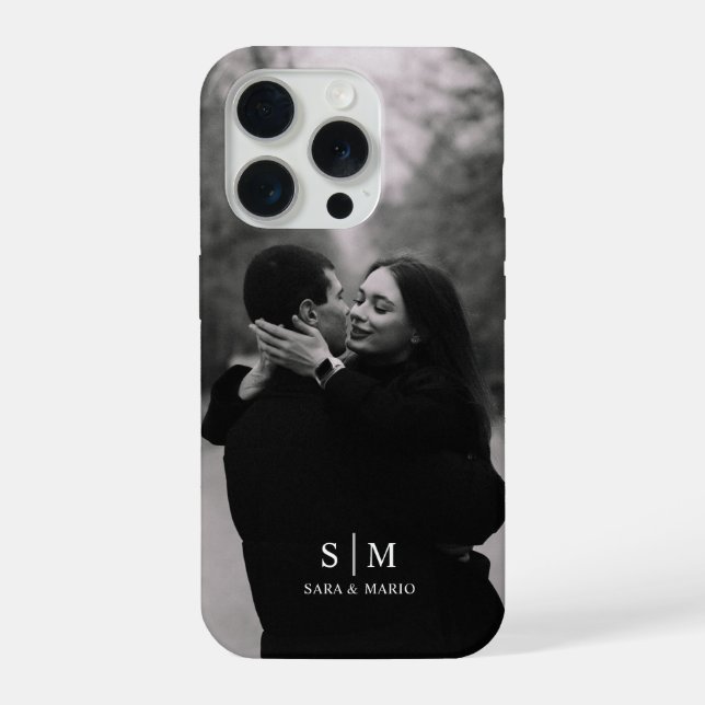 Capa de iPhone com Foto de Casal Personalizada   (Verso)