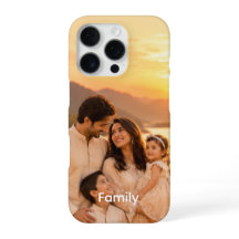 Capa de iPhone com Foto Personalizada da Família -