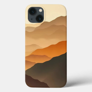 Capa de iPhone com Gradiente de Tons Terrosos do D