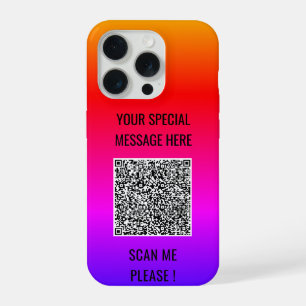 Capa de iPhone com Informações de Leitura de Códig