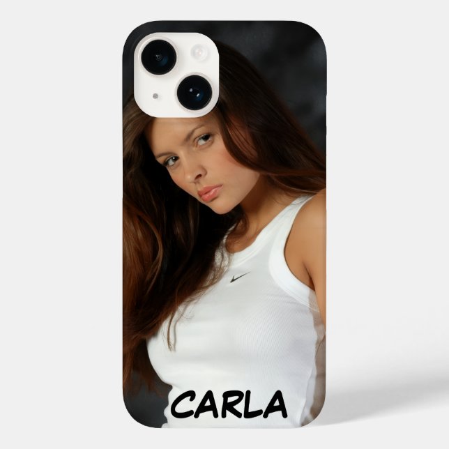 Capa de iphone com nome personalizado (Verso)