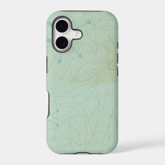 Capa de iPhone com Padrão da Era Atômica dos Anos 