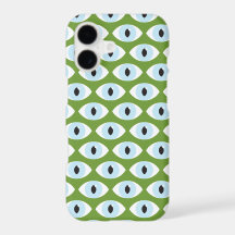 Capa de iPhone com Padrão de Olho | Verde Folha