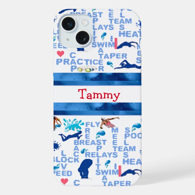 Capa de iPhone com Palavras Personalizadas para Na (Verso)