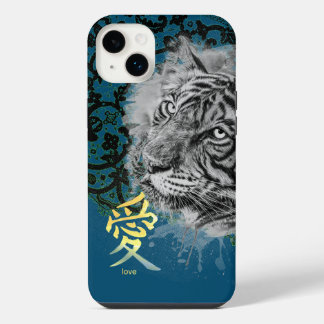CAPA DE IPHONE COM RENDADO ANTIGO TIGRE PINTADO KA