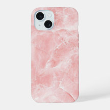 Capa de iPhone com Textura de Mármore Rosa Suave