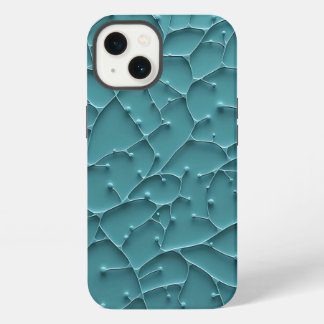 Capa de iPhone com Textura Orgânica Verde Azulada
