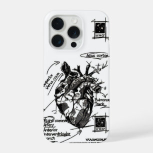 Capa de iPhone Coração Real 🤍 Macia e Elegante
