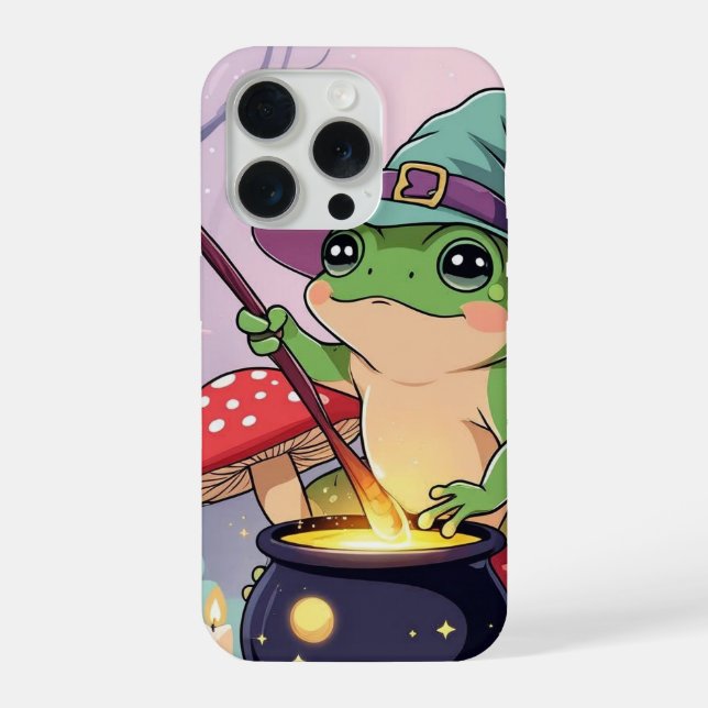 Capa de iPhone da Bruxa do Sapo – Poção Kawaii Cot (Verso)